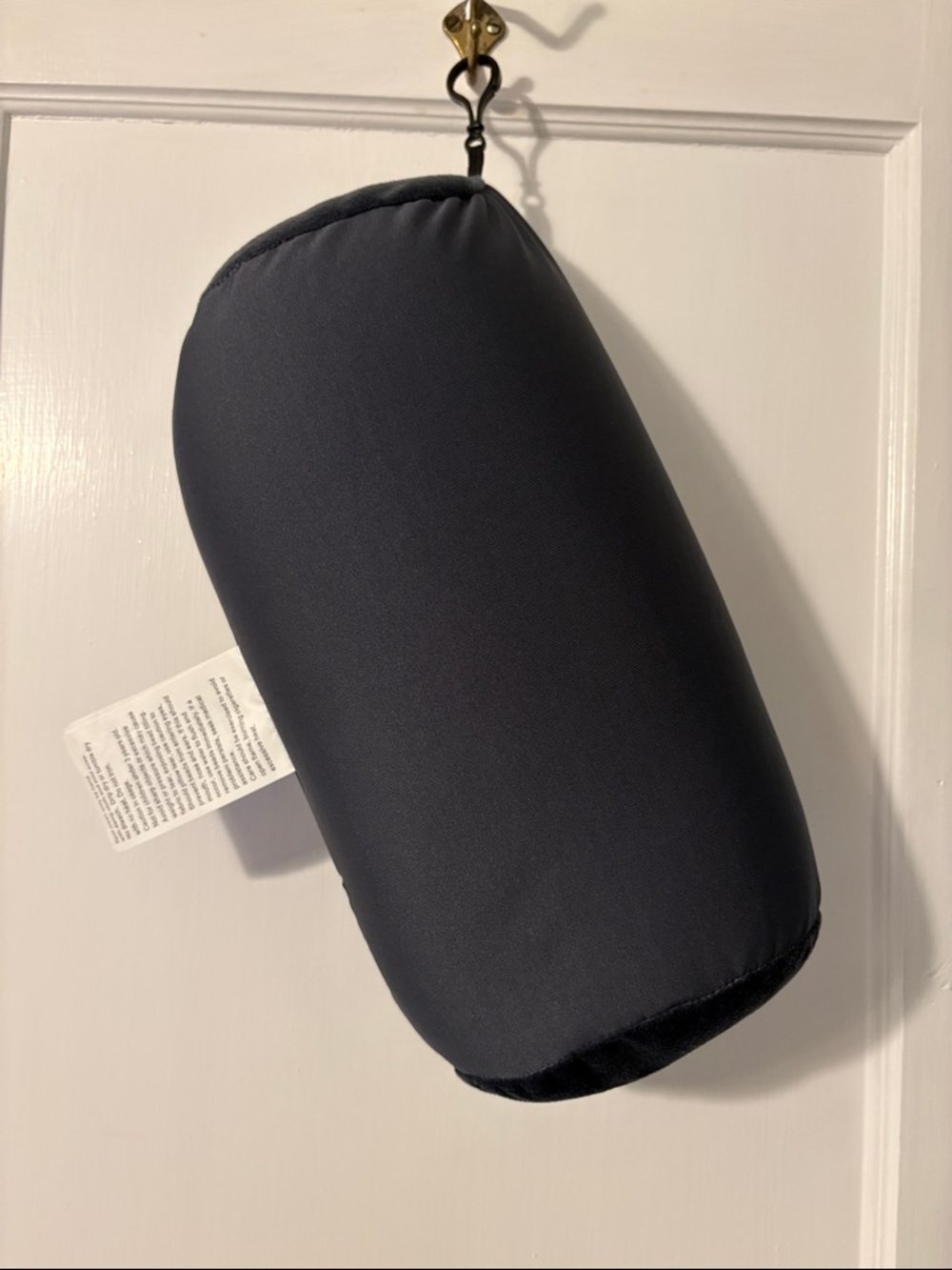Black Cylindrical Neck/Travel Pillow